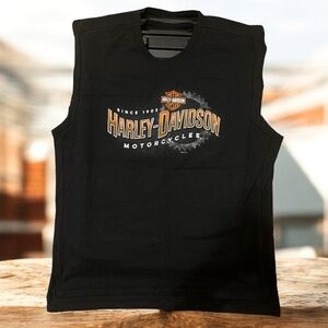 Harley-Davidson Myrtle Beach, South Carolina graphic t-muscle shirt